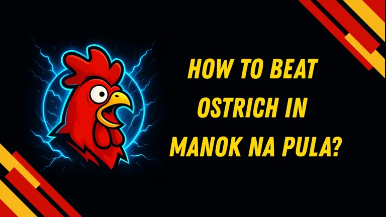 Beat the ostrich in manok na pula