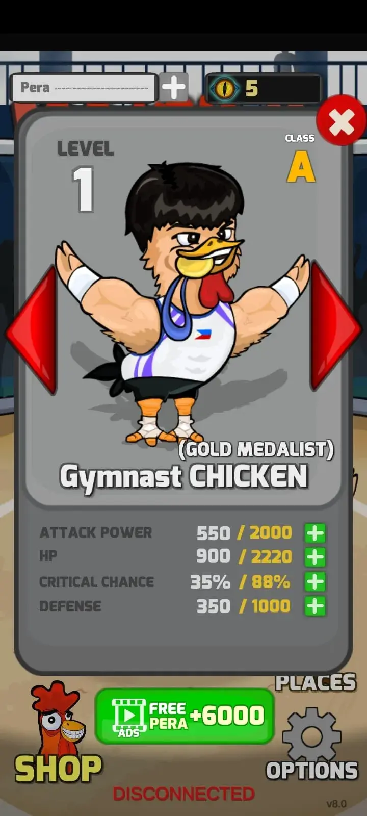 Gymnast Chicken